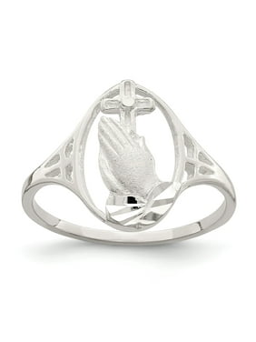 Bonyak Jewelry Sterling Silver Antiqued & Polished Faith Ring Size 7 Bonyak Jewelry Sterling Silver Antiqued & Polished Faith Ring Size 7